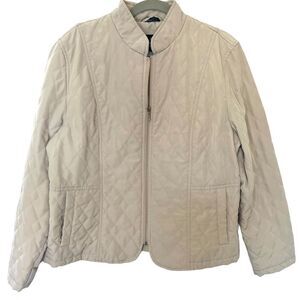 Utex Design Lightweight Quilted Zip Front Jacket